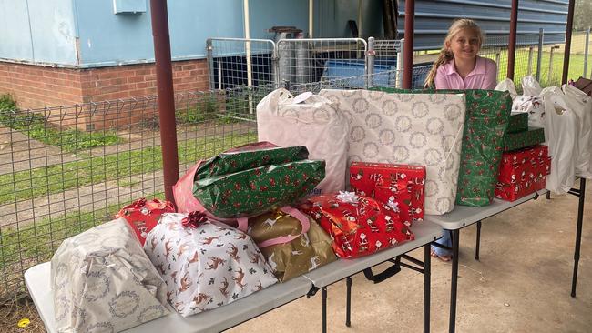 Casino local, Keira Smith with new $800 worth of new toys to hand out to those in need this Christmas. Picture: supplied