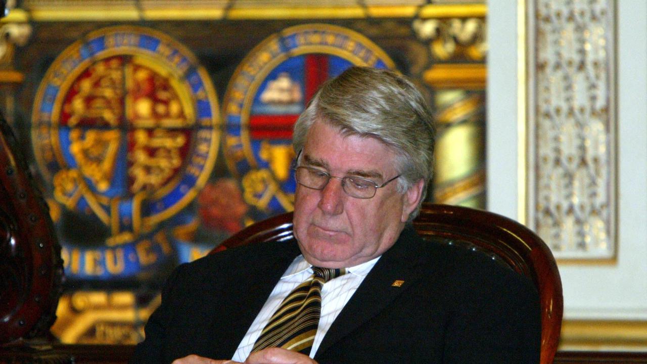 Mal Hemmerling at the first Adelaide City Council meeting of 2004.