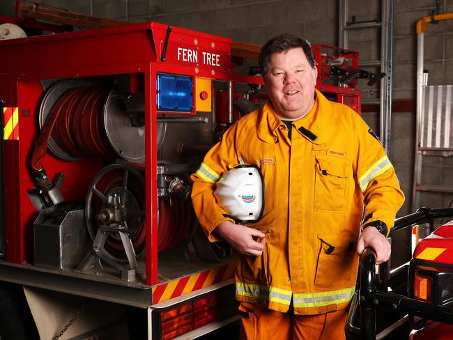 Thanks A Million: Matthew Fishwick has been a Tasmania Fire Service volunteer for 35 years. Picture: Nikki Davis-Jones