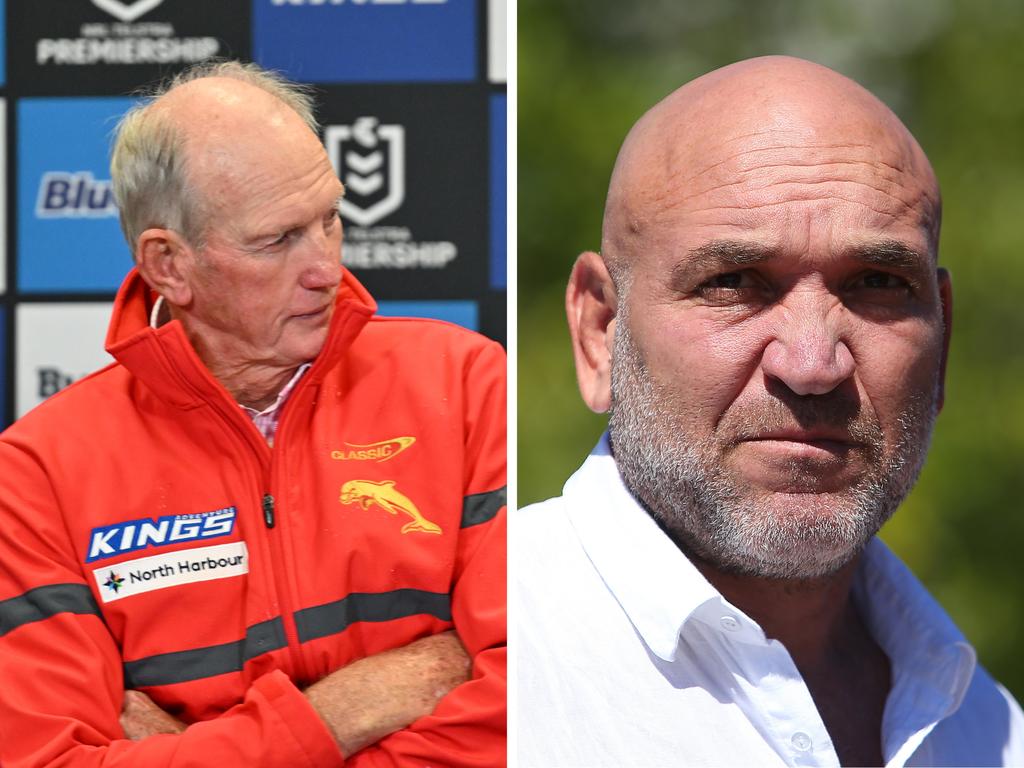 Wayne Bennett and Gorden Tallis.