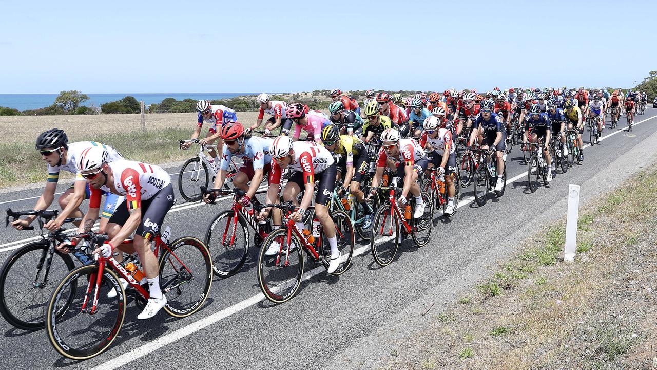 Stage 5 of the 2019 Tour Down Under was also Glenelg to Strathalbyn. Picture: Sarah Reed.