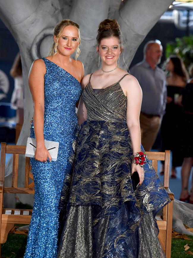 Kirralee Hayes Chloe Scott Genesis Christian College formal Friday November 19, 2021. Picture, John Gass