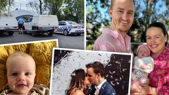 Dad Matthew Cox has been charged with the alleged murder of his wife Tayla and their 11-week-old baby Murphy.