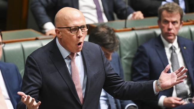 Peter Dutton will earn $8000 per week under new pay increases. Picture: NCA NewsWire/Martin Ollman