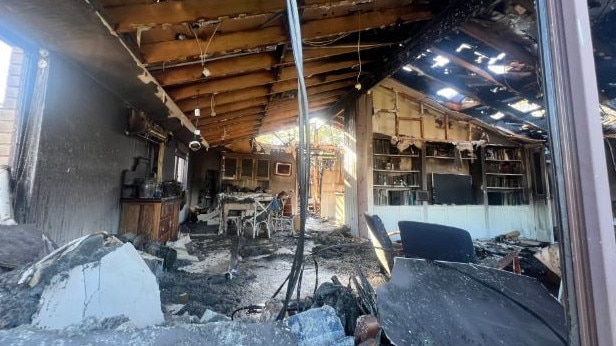 The house was destroyed in the blaze. Picture: Supplied