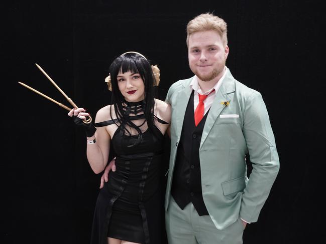OZ Comic-Con Gallery. OZ comic at Melbourne Exhibition and Convention Centre.Kia Moore and Cole Taylor . Picture: Valeriu Campan