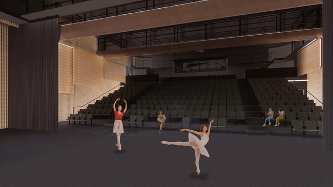 A 350-person theatre is included in the plans at Batemans Bay.