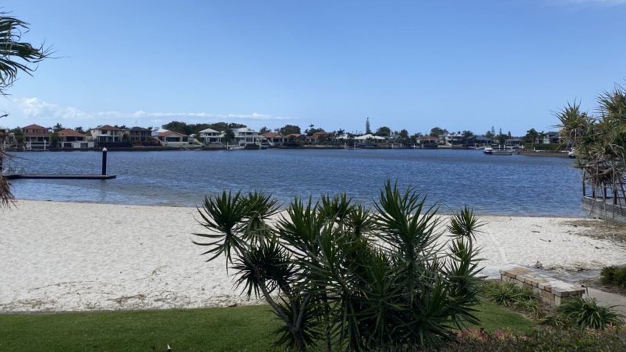 The view of the Mooloolah River from Vrina Mezze Bar at Parrearra.