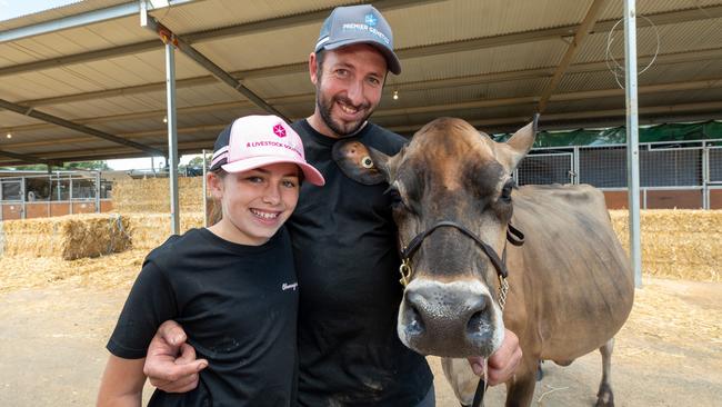 Rob Wilson and daughter Amelia who won the reserve senior champion.