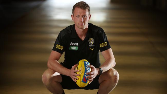 Dylan Grimes was the target of online abuse after being charged with staging against Essendon.