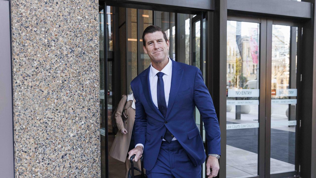 The battle over the estimated $25m legal bill rolls on following the loss in Ben Roberts-Smith’s defamation trial. Picture: NCA NewsWire / David Swift