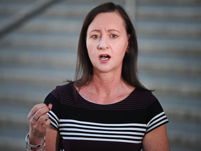 Attorney-General Yvette D'Ath discusses her decision to direct the state coroner to reopen the inquest into the death of Jeffrey Brooks. Picture: John Gass/AAP