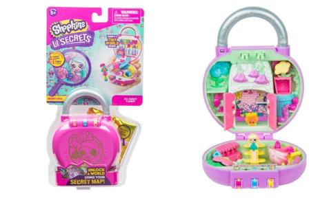<b>1. SHOPKINS LIL' SECRETS PLAYSET.</b> OMG it's like this generation's version of the Polly Pocket! This cute little purse that opens up into a miniature playset for Jessicake is the Shoppies' most stylish adventure yet. $15.00 at Big W.
