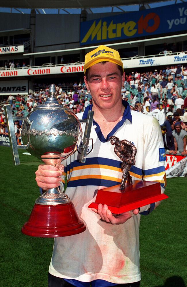 Junior Dally M Player of the Year Michael Withers in 1994.