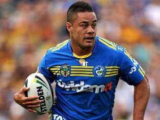 PRODIGAL SON?: Jarryd Hayne in action for the Parramatta Eels in 2014. Picture: ROBB COX