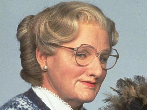 Robin Williams as Mrs Doubtfire