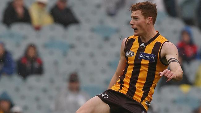 Tim O'Brien will be under the pump next year if he remains at Hawthorn. Picture: Wayne Ludbey