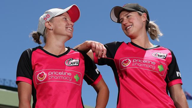 Alyssa Healy and Ellyse Perry have been playing together since primary school.