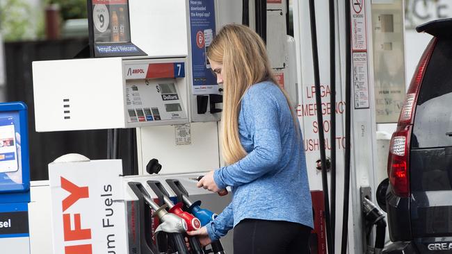 MELBOURNE AUSTRALIA - DECEMBER 26TH 2023 : Petrol prices have increased over the holiday period, with people feeling the pinch after Christmas. A petrol station in Prahran, has itÃs prices up to $211.9 per litre.PICTURE : Nicki Connolly