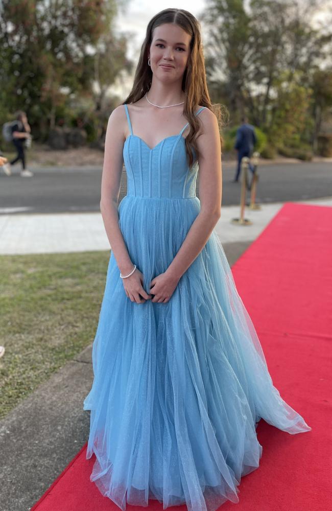 Ambriahl Bromley at Cooloola Christian College's 2024 student formal on Thursday October 3, 2024.