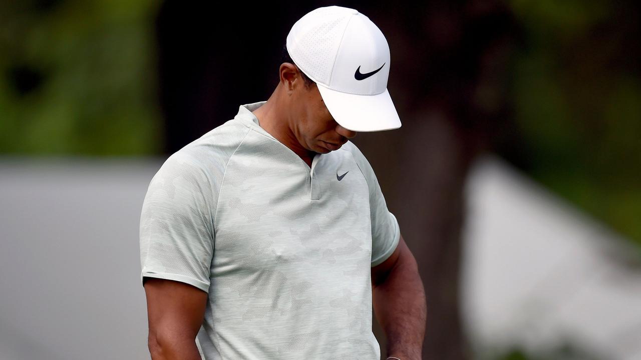 Not the best day for Tiger.