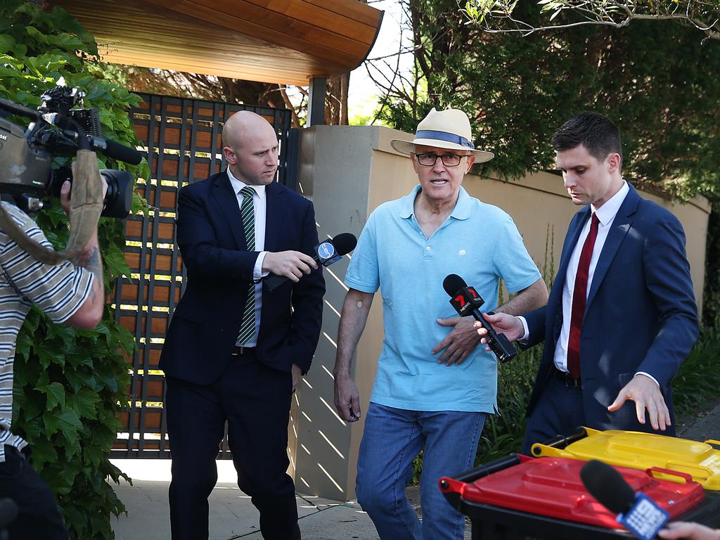Malcolm Turnbull returned to his home in Point Piper this week after fleeing the country for his residence in New York City.