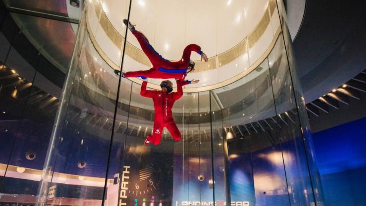 File picture: A woman has suffered a serious head injury while visiting iFly Indoor Skydiving at Chermside.