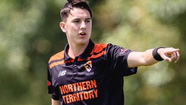 Tom Menzies is one of the young stars of Territory cricket. Picture: NT Cricket.