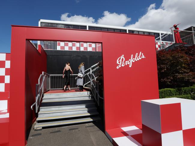 The Penfolds marquee. Picture: David Caird