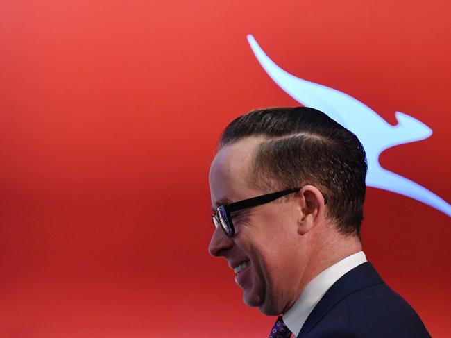 QANTAS Group CEO Alan Joyce. Picture: Dean Lewins