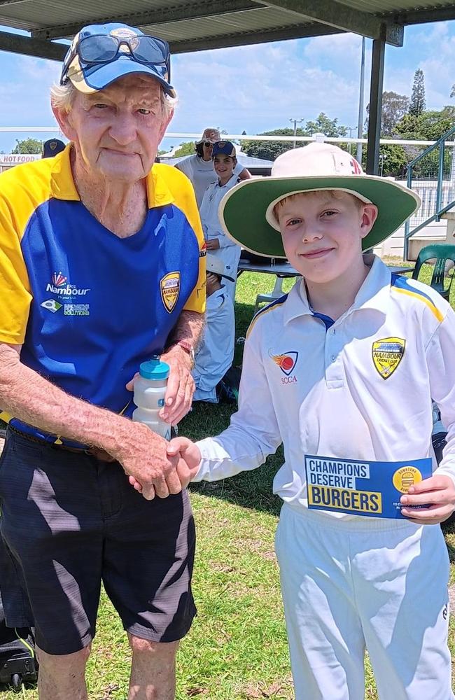 Nambour junior cricketer Jude Rutherford.