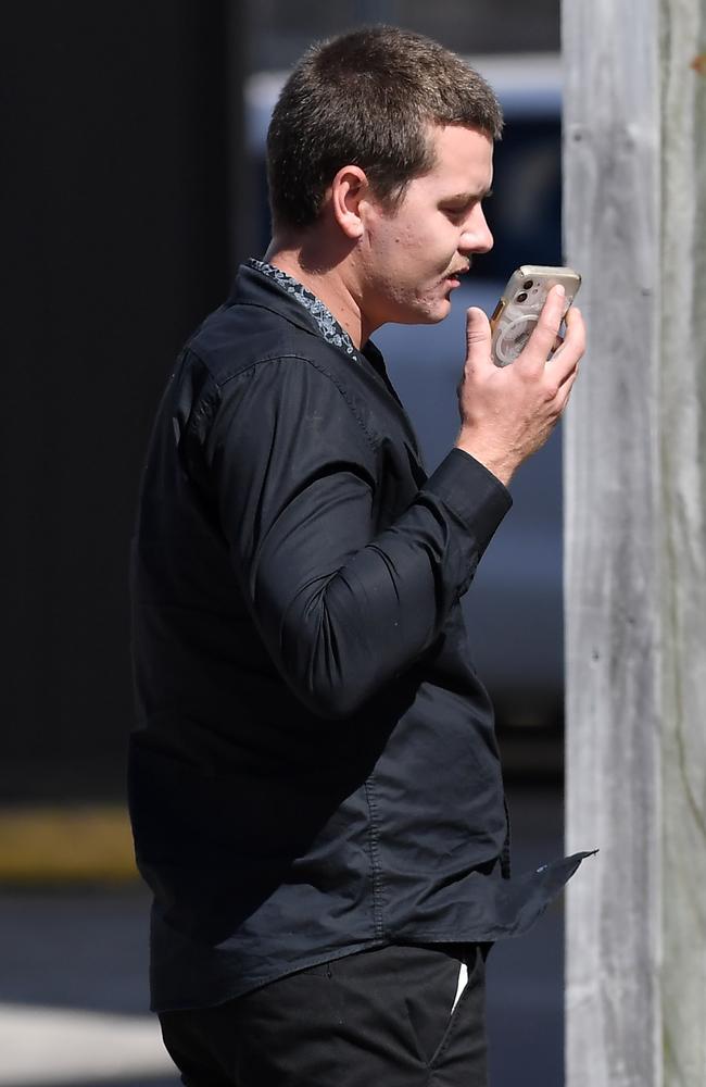 Salisbury outside court. Picture: Patrick Woods
