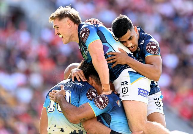 The Titans started well but faded. Picture: Getty