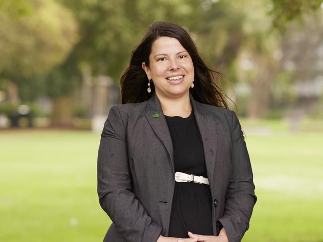 Northern Beaches councillor Kristyn Glanville is The Greens candidate.