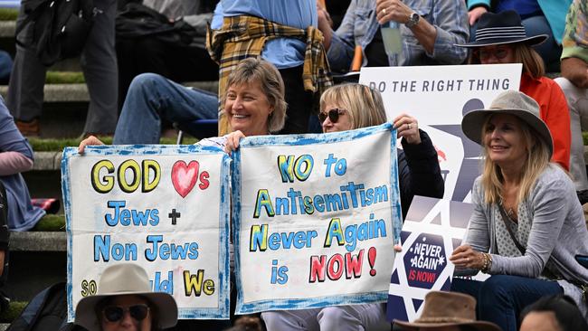 The rally was peaceful and went for several hours in the Roma St Parklands.