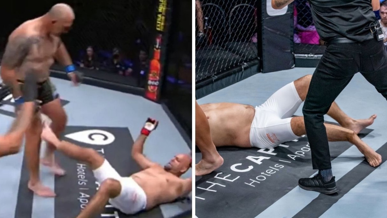 UFC 2022: Moment choquant, la jambe de Willem Smith se brise en deux lors du combat EFC 92 MMA avec Ivan Strydom, vidéo