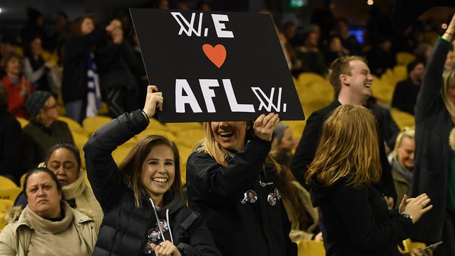The AFLW has proved to be a huge hit with fans.