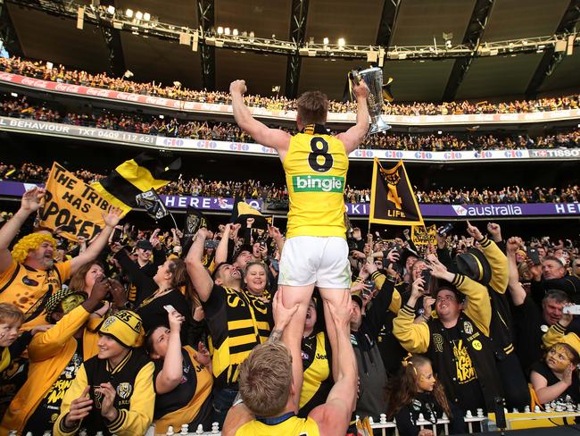 Richmond’s AFL Grand Final victory really emphasised why the MCG is the “people’s ground”. Picture: Phil Hillyard
