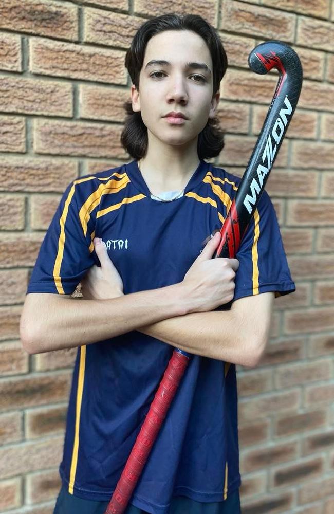 Coolum State High School hockey captain Marlin Hirst.