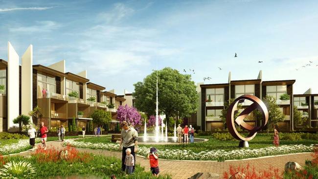 Artist impression of a seniors housing development in Quarry Rd, Dural.