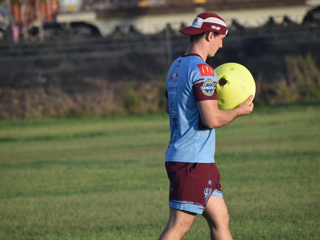 CQ Capras under-19 squad at a pre-season training session at Kettle Park, Rockhampton, on December 18, 2024.