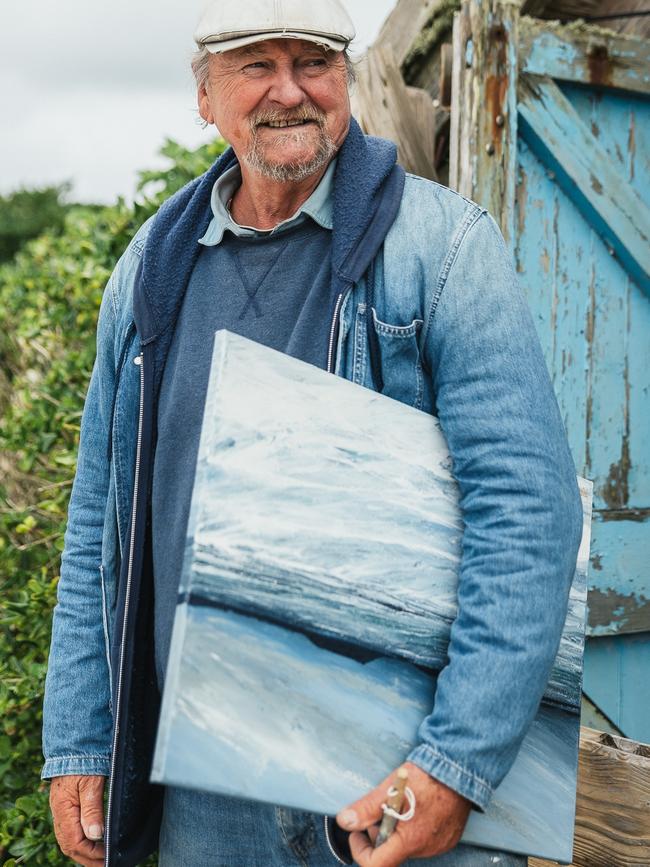 Artist Richard Pearce works and lives on Bryher. Picture: Supplied