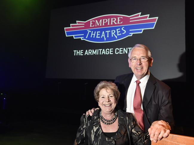 Official opening of the new building, The Armitage Centre, at the Empire Theatre. September 8, 2014. Conchita and Clive Armitage. Photo: Bev Lacey / The Chronicle