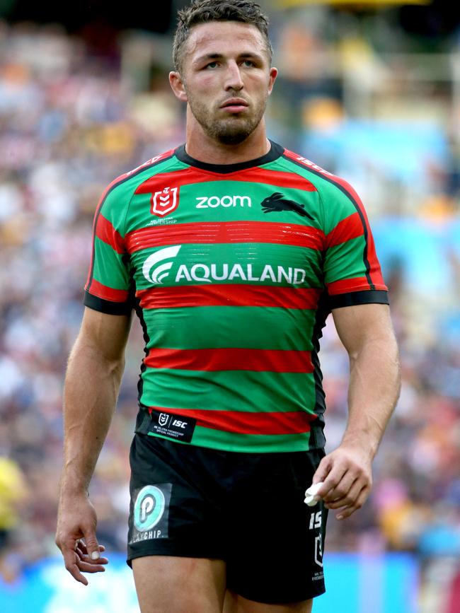 Burgess has carried the injury since round five. Picture: AAP