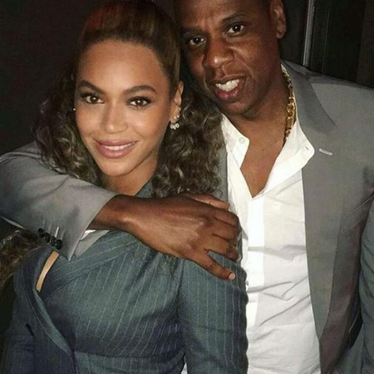 Beyonce and Jay Z cosy up at the "Hands of Stone" film premiere in New York City. Picture: Instagram