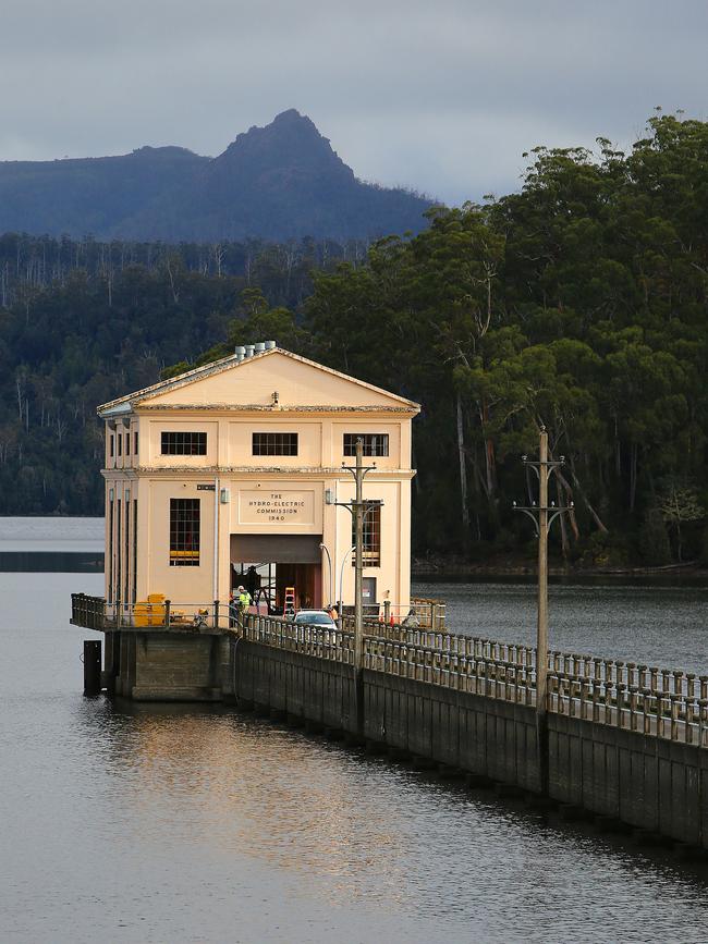 The pumphouse on Lake St Clair.