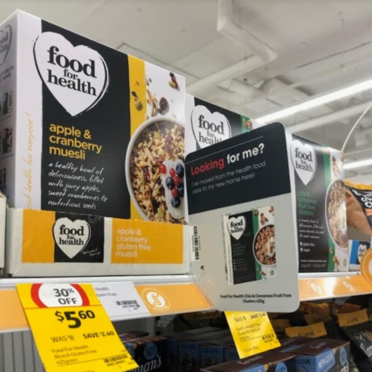 Coles is now integrating health products traditionally found in the ‘health foods’ aisle within their respective categories. Picture: Supplied