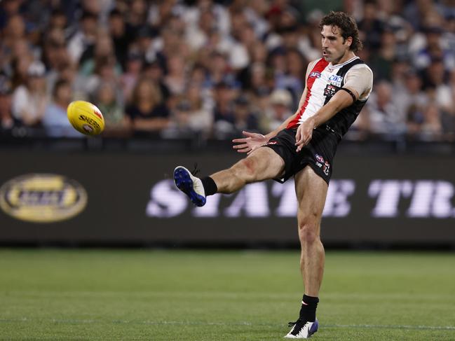 Max King was inaccurate for the Saints on Saturday night. Picture: Darrian Traynor/Getty Images.