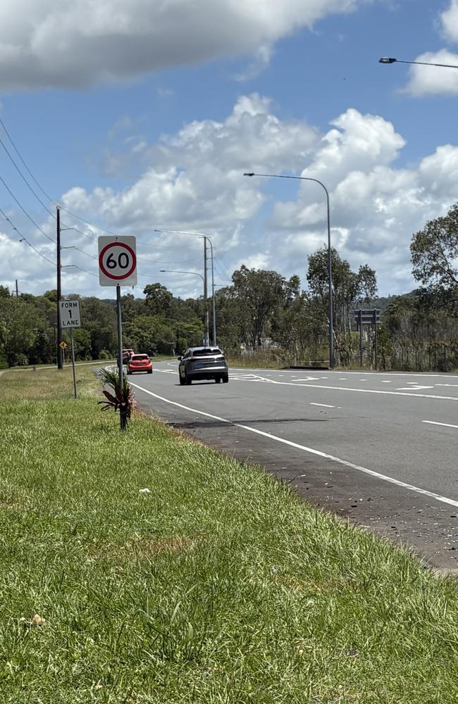 The site of a crash on Claymore Rd and Albany St that claimed the life of the 23-year-old motorcyclist at the weekend.