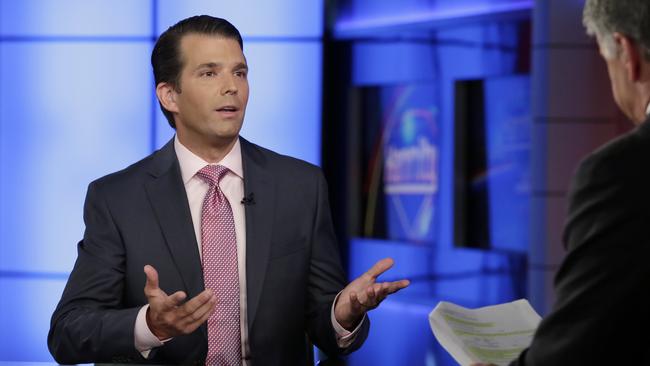 Pillow talk: Donald Trump Jr. Picture: AP